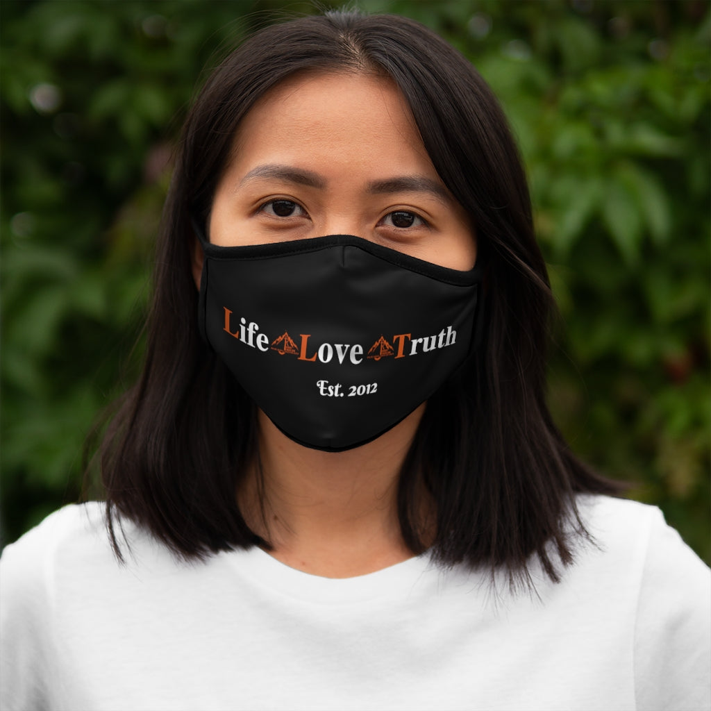 Life Love Truth Fitted Polyester Face Mask