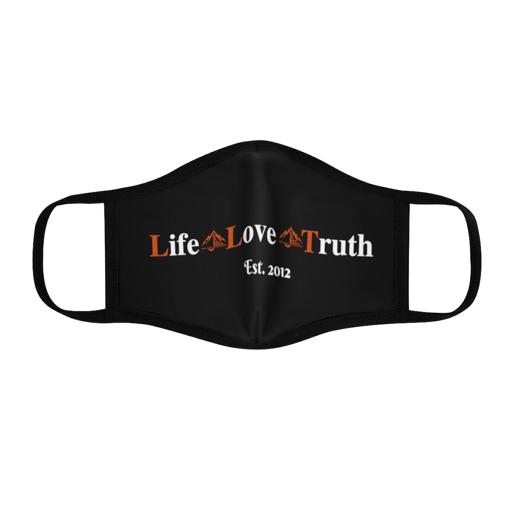 Life Love Truth Fitted Polyester Face Mask
